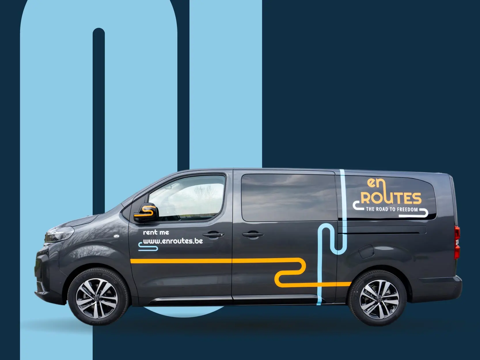 Luxe minibus Peugeot Traveller voor 8 personen voor verhuur regio Oost-Vlaanderen, Vlaamse Ardennen - Kluisbergen en Oudenaarde