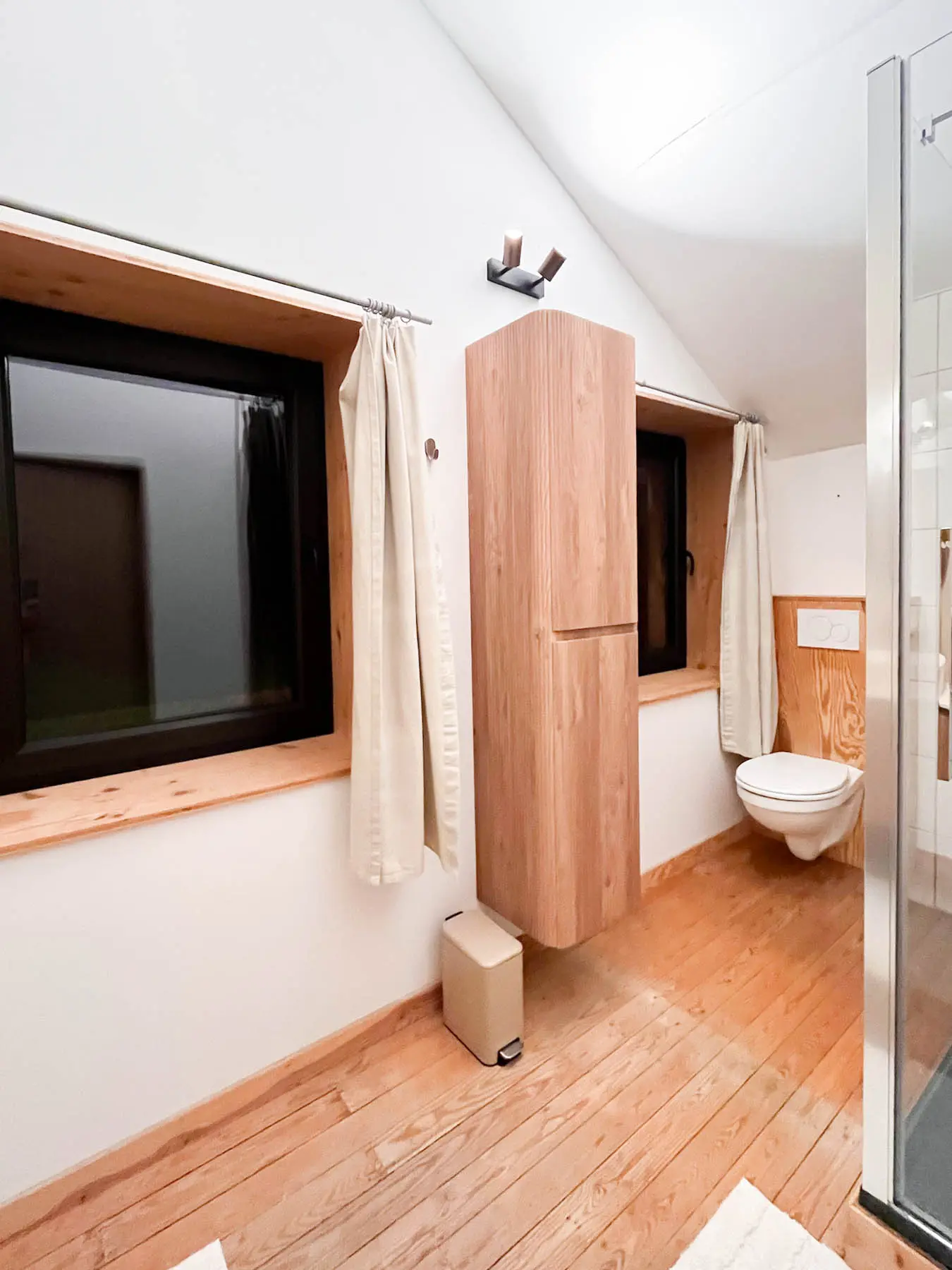 Douchekamer in vakantiehuis (chalet) te huur in Ardennen, Lieurneux, vlakbij Durbuy