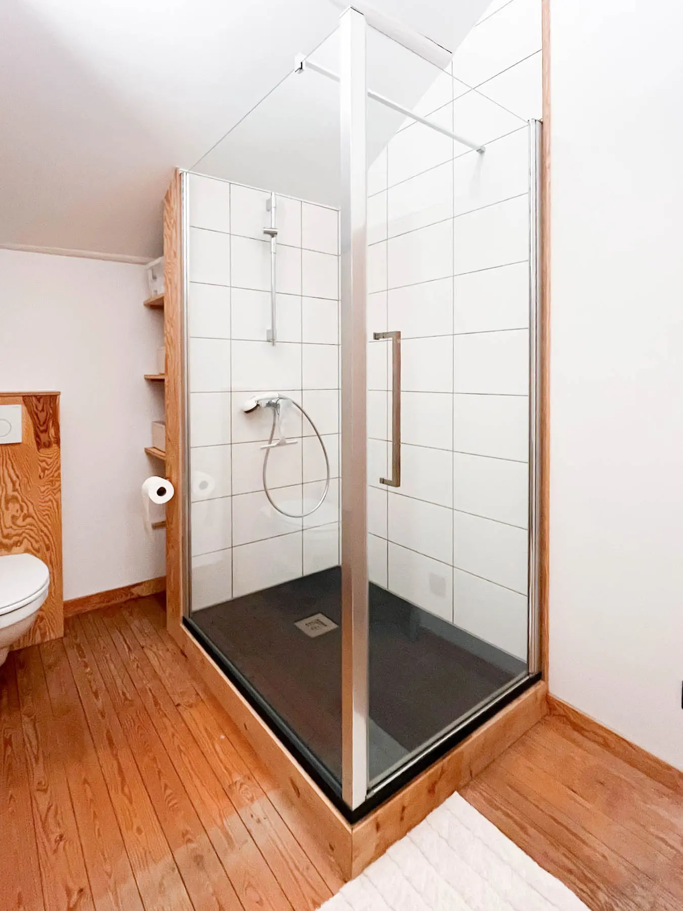 Douchekamer in vakantiehuis (chalet) te huur in Ardennen, Lieurneux, vlakbij Durbuy